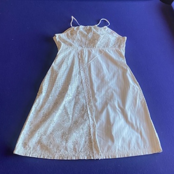 Banana Moon (Luxury Line) Sleeveless White With Designs Dress Womens Size Small - Picture 4 of 5